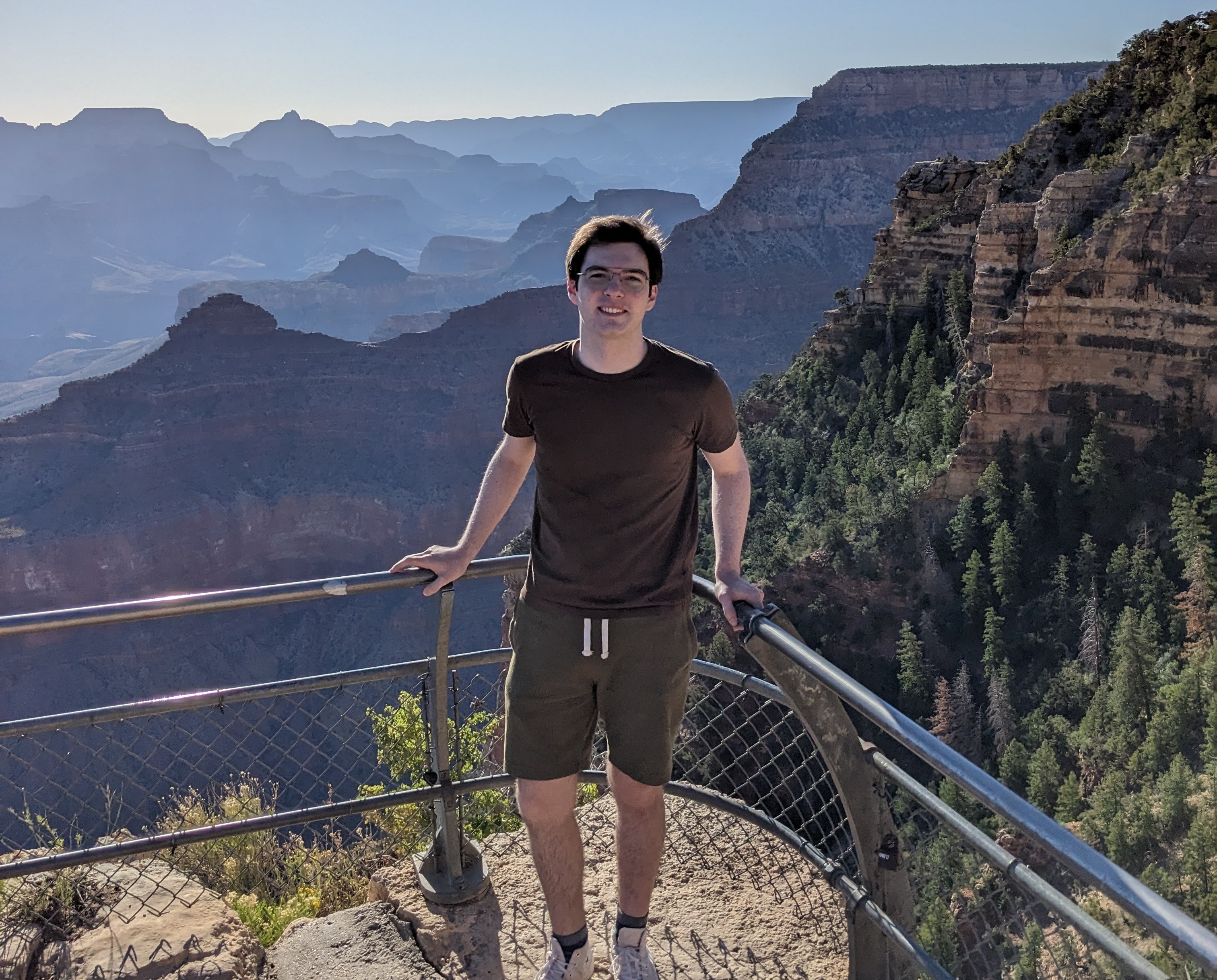 Ethan Fitzpatrick at the Grand Canyon